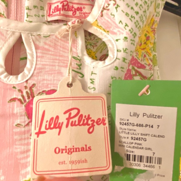 Lilly Pulitzer Originals Calendar Girl dress NWT. - Picture 2 of 7